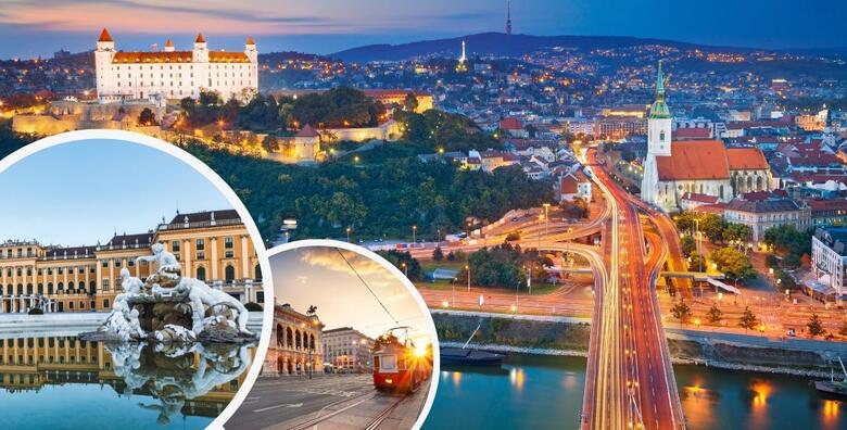 BEČ I BRATISLAVA - uživajte u predivnim šetnjama uz Dunav i razgledavanju kulturnih znamenitosti prijestolnica Austrije i Slovačke