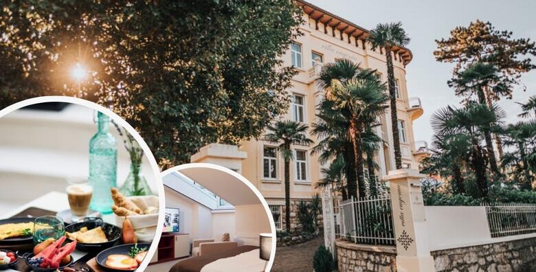 LOVRAN - uživajte TIK UZ MORE uz 1 ili više noćenja s bogatim doručkom i privatnim korištenjem wellness oaze za dvoje u Hotelu Villa Eugenia 4*