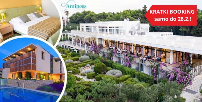 RANI BOOKING Aminess Velaris Resort 4* - top termini u sezoni uz 7 noćenja s polupansionom za 2 osobe i 1 dijete uz korištenje vanjskog bazena i fitnessa