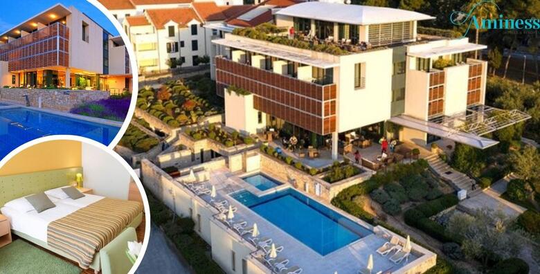 RANI BOOKING Aminess Velaris Resort 4* - proljeće uz 2 noćenja s polupansionom za 2 osobe i 1 dijete uz korištenje vanjskog bazena i fitnessa