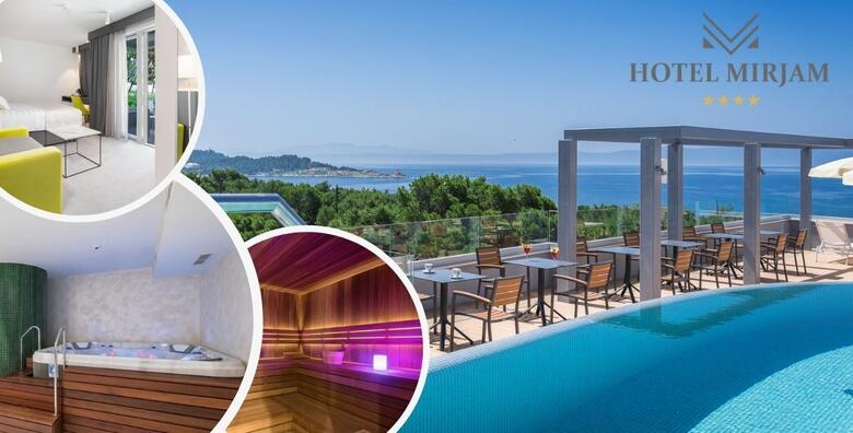 Proljetni odmor u Boutique Hotelu Mirjam 4*, Makarska rivijera - 2 ili 3 noćenja s polupansionom za 2 osobe uz korištenje ROOFTOP GRIJANOG BAZENA, saune i jacuzzija