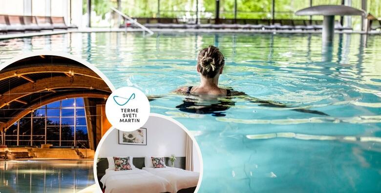 LAST MINUTE! Hotel Terme Sveti Martin 4* - aktivni odmor u prvom Healthness resortu u Europi! 1 noć s polupansionom za 2 osobe + gratis paket za 2 djece uz korištenje bazena