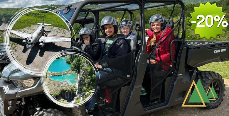 BUGGY TURA i razgled lokaliteta u jednom! Kroz adrenalinsku vožnju od 3 i pol sata okruženjem NP Plitvičkih jezera posjetite Željava aerodrom, Klek i još mnogo toga