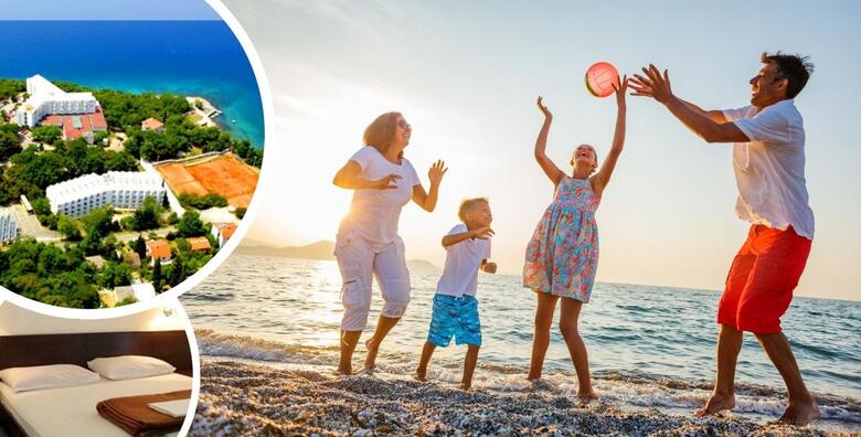 LJETOVANJE u Hotelu Adriatic 2*, Omišalj - obiteljsko opuštanje uz plažu i 3, 4 ili 7 noćenja s polupansionom za 2 odrasle osobe + GRATIS paket za 2 djece