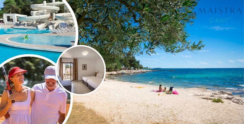 Rovinj, Maistrin Resort Villas Rubin 3* - odmor u zelenoj oazi uz obalu i 2 ili 3 noćenja s polupansionom za 2 osobe + gratis paket za 1 dijete, korištenje bazena i tobogana