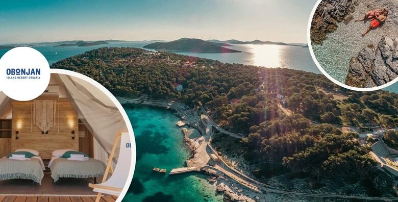 LAST MINUTE! Obonjan Island Resort 4* - 3 noćenja s doručkom ili polupansionom za do 4 osobe u Glamping lodge šatorima u prekrasnom otočnom resortu