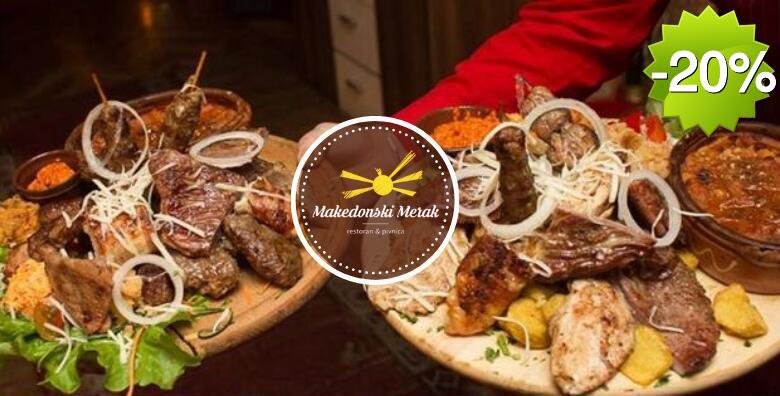 MAKEDONSKI MERAK i slasna plata za 2 ili 4 osobe - doživite domaću atmosferu u rustikalnom ambijentu uz vrhunske makedonske specijalitete i živu glazbu