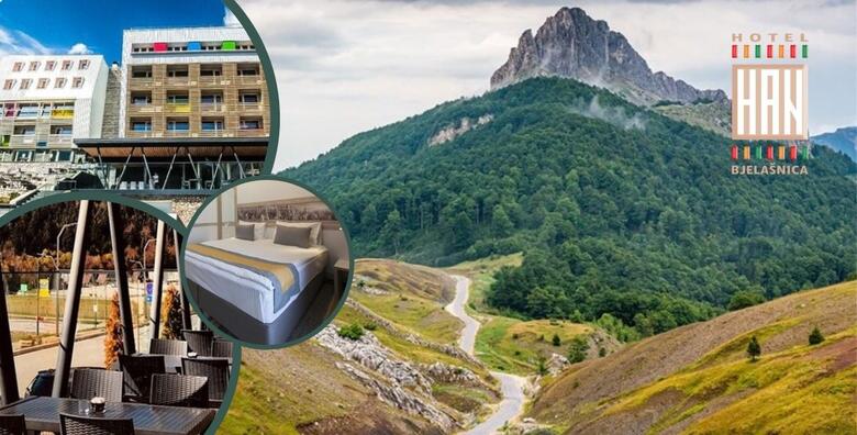 Hotel Han 4*, Bjelašnica - 1 ili više noćenja s polupansionom za dvoje + GRATIS paket za 1 dijete do 5,99 godina uz uključen ulaz u SPA - sauna, whirlpool, topla klupa