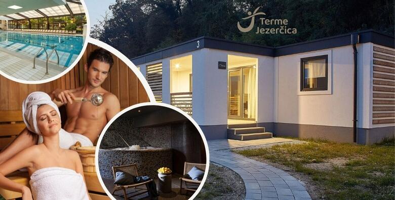 Opuštajući SPA odmor u mobilnim kućicama Terme Jezerčica - 2 noćenja s polupansionom za 2 odraslih i 4 djece uz korištenje bazena, SPA usluga i dječju animaciju