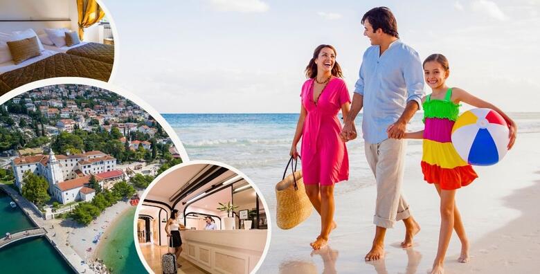 Kraj ljeta u Crikvenici - zatvorite sezonu kupanja uz 2 noćenja s polupansionom za 2 odrasle osobe + GRATIS paket za 1 dijete do 11,99 godina u Hotelu Kaštel 3*