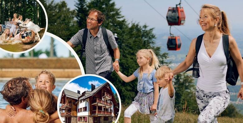 ZELENI BIJEG NA POHORJE - obiteljski odmor od 2 noćenja za do 4 osobe uz korištenje WellNest unutarnjih grijanih bazena i sauna u Family Apartments Bolfenk 4*