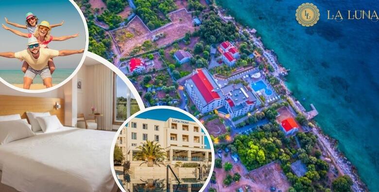 Wellness bijeg na Pag - obiteljski odmor uz 2 noći s ALL INCLUSIVE uslugom za 2 odrasle osobe i do 3 djece uz Spa zonu i unutarnji bazen u Hotelu La Luna 4*