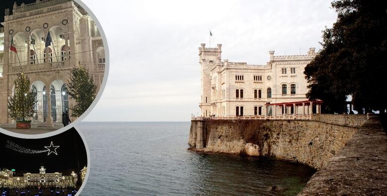 Razgledajte TRST u vrijeme adventa i njegove blagodati u predblagdanskim danima te najpoznatiju tršćansku građevinu, dvorac MIRAMARE
