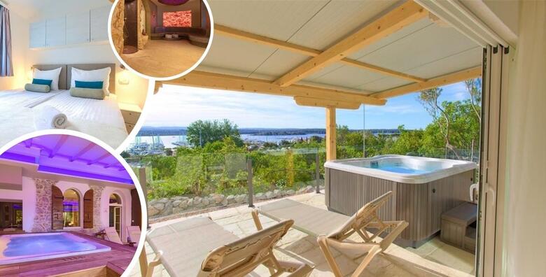 Luksuzne mobilne kućice Kanajt 4* na otoku Krku - 1 ili više noćenja s doručkom za do 6 osoba uz korištenje 4 vrste sauna i jacuzzija + uključeno završno čišćenje