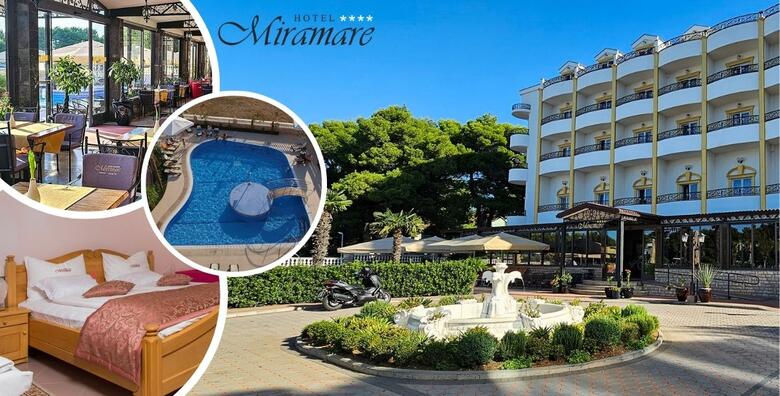 EARLY BOOKING! LJETOVANJE u Vodicama, Hotel Miramare 4* - 7 noćenja s polupansionom za 2 osobe i do 3 djece uz korištenje vanjskog bazena i teretane