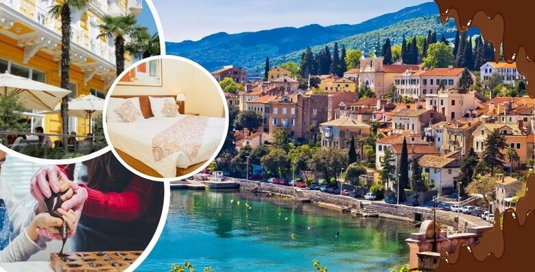 Čokoladno iskustvo u Opatiji - 2 noćenja s polupansionom za dvoje + gratis paket za 1 dijete do 5,99 godina u Hotelu Bristol 4* uz izložbu i radionice čokolade