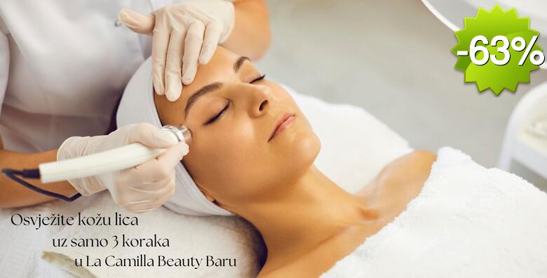 ANTI AGE tretman za osvježenje kože lica - radiofrekvencija lica, kolagen gel i LED maska