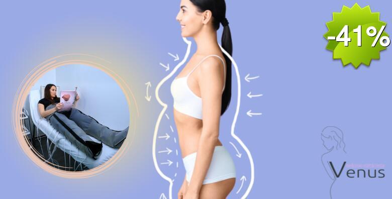 3 anticelulitna tretmana Vacuslim 48, 3 maderoterapije i 3 limfne drenaže u Medicinsko estetskom centru Venus by Lucija Šarić