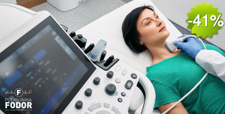 Color doppler karotida i UZV štitnjače + GRATIS color doppler  vertebrobazilarnog sliva uz odmah gotove nalaze u Poliklinici Fodor