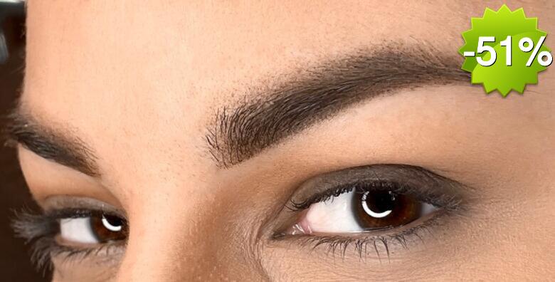 SUPER PRILIKA! Gušće i punije obrve savršenog oblika uz HIT puder tehniku za iscrtavanje obrva koje traju do čak 2 godine u Beauty studiju Nada Jurilj