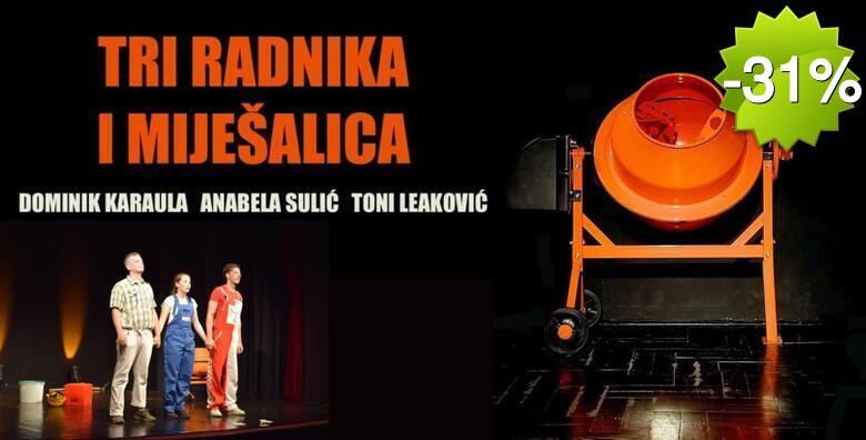 14. Bobijevi dani smijeha, Tri radnika i mješalica - duhovit prikaz apsurda suvremenog života kroz trojicu radnika na gradilištu koje simbolizira naše svakodnevno okruženje