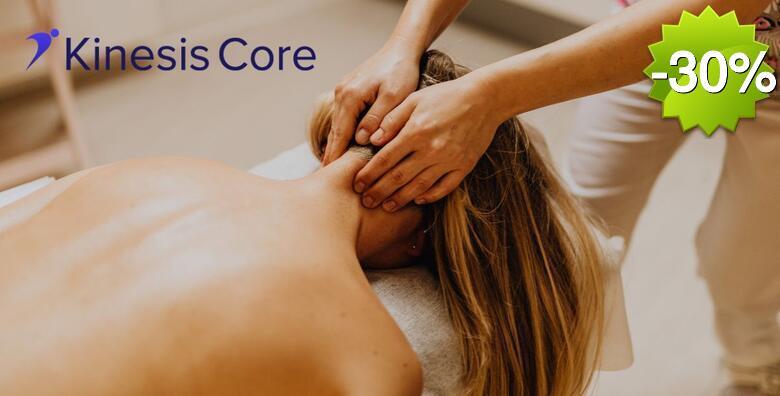 Snaga dodira - medicinska, sportska ili antistres masaža u Centru za rehabilitaciju i fitness Kinesis Core