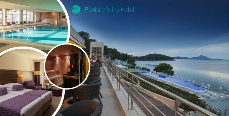 Vitality Hotel Punta 4*, Veli Lošinj - 2 noćenja s polupansionom za 2 odraslih i do 2 djece do 11,99 godina uz korištenje bazena, sauna te fitness centra
