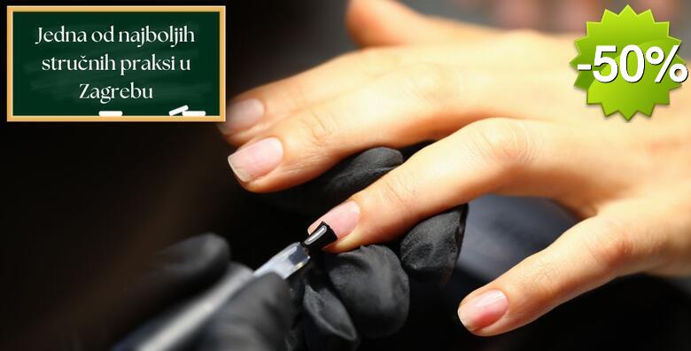 Bazni tečaj za nokte - naučite tehnike manikure, gel laka, trajnog laka, francuske manikure te produženje noktiju u organizaciji Ustanove Dominus