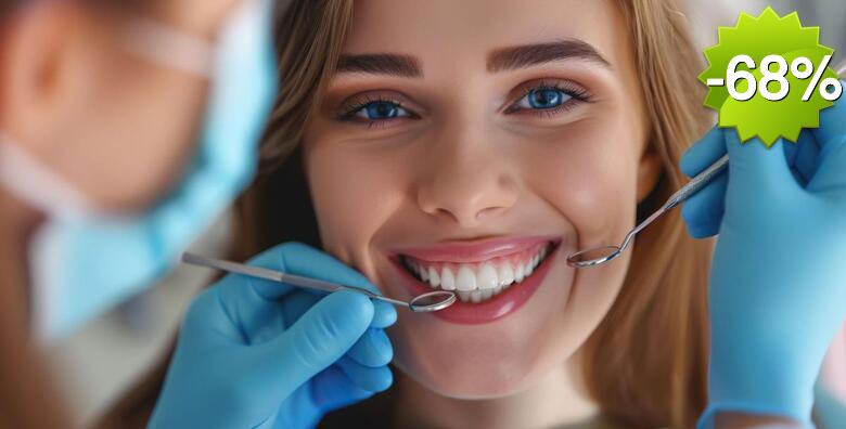 Za osmijeh bez mrlja! Pregled, čišćenje zubnog kamenca, pjeskarenje i poliranje u NOVO OTVORENOJ Ordinaciji dentalne medicine Ida Prpić