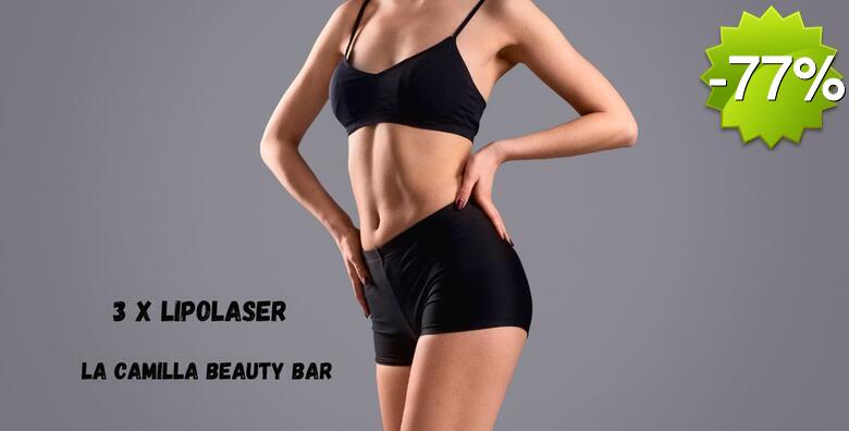 Lipolaserom do ljepše linije - uz 3 tretmana smanjite masne naslage i oblikujte svoje tijelo u La Camilla Beauty Baru