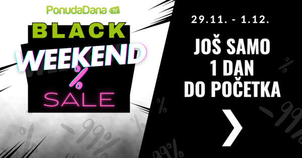 Black Weekend Sale 28.11.- 30.11.2025.