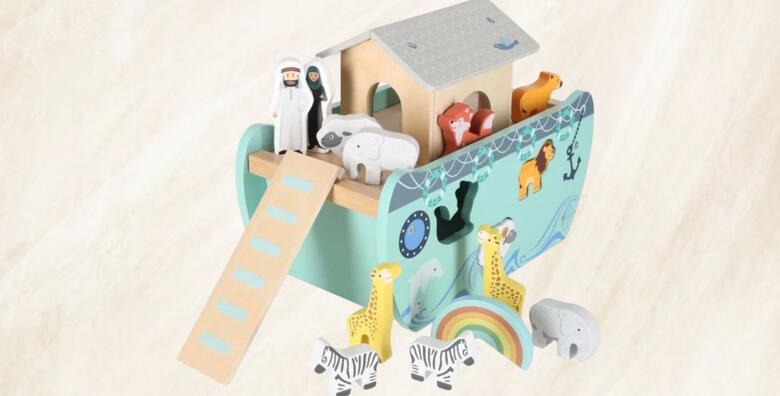 IGRAČKA NOINA ARKA - jedinstvena edukativna igračka od 20 elemenata za razvrstavanje koja spaja učenje i zabavnu igru