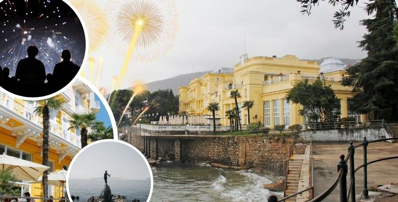 DOČEK NOVE GODINE U OPATIJI - 2 noćenja s polupansionom za 2 osobe uz svečanu novogodišnju večeru, živu glazbu te piće dobrodošlice u Hotelu Bristol 4*
