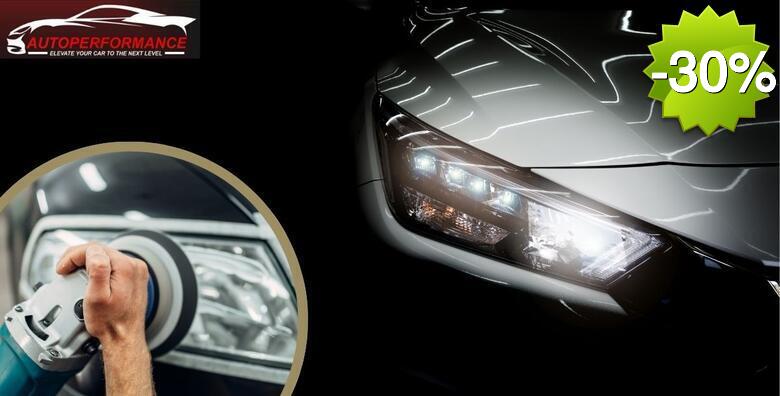 Vratite prvobitan sjaj svjetlima na vozilima i povećajte vidljivost na cesti uz poliranje farova u automehaničarskoj radionici Auto Performance