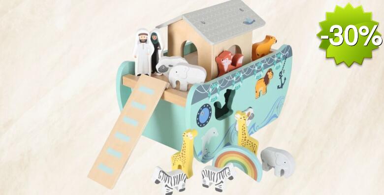 IGRAČKA NOINA ARKA - jedinstvena edukativna igračka od 20 elemenata za razvrstavanje koja spaja učenje i zabavnu igru