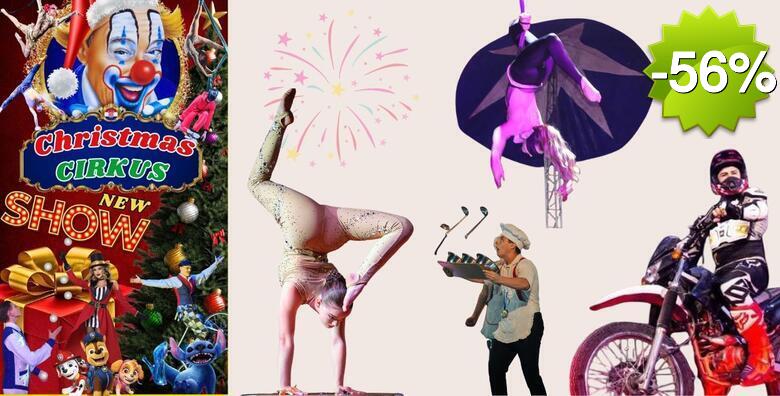 BOŽIĆNI CIRKUS SHOW U ZAGREBU! Predstava s akrobatima, žonglerima, klaunovima, globusom smrti, maskotama Paw Patrol i transformersa i još mnogo toga!
