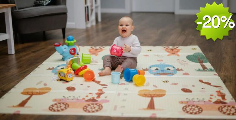 Edukacijska podloga za bebe od pjene - podloga koja pruža izolaciju protiv hladnog poda te upija djetetove padove prilikom pokušaja ustajanja i hodanja