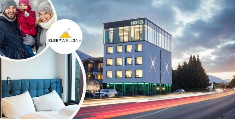 Sleep Well 24 Hotel 4*, Koruška, Austrija - 2 noćenja s doručkom za 2 odrasle osobe i 1 dijete do 5 ili 15 godina u modernom smještaju