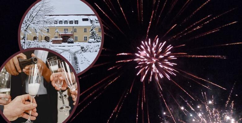 Doček nove godine u Hotelu Dvorac Jurjevec 4* uz cjelovečernji program, pjenušac dobrodošlice uz fine zalogaje, buffet s više od 30 vrsta jela i živu glazbu, za dvije osobe