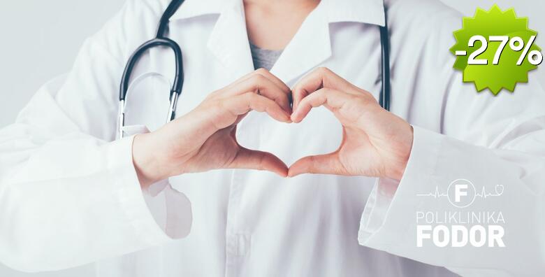 EKG + UZV srca u Poliklinici Fodor - provjerite zdravlje svoga srca i otkrijte potencijalne probleme i rizike na vrijeme