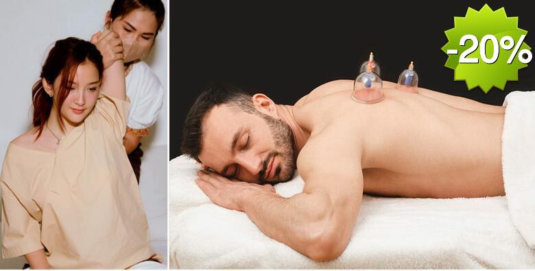 MASAŽA - odaberite između thai masaže ili cupping masaže, oslobodite se stresa, napotosti i poboljšajte cirkulaciju u Salonu MyTime