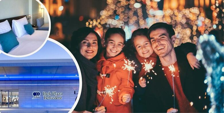NOVA GODINA u Hotelu Park Plaza Belvedere 4*, Medulin - 2 ili 3 noćenja s doručkom za 2 odrasle osobe + gratis paket za 1 dijete do 2,99 i 1 dijete do 11,99 godina