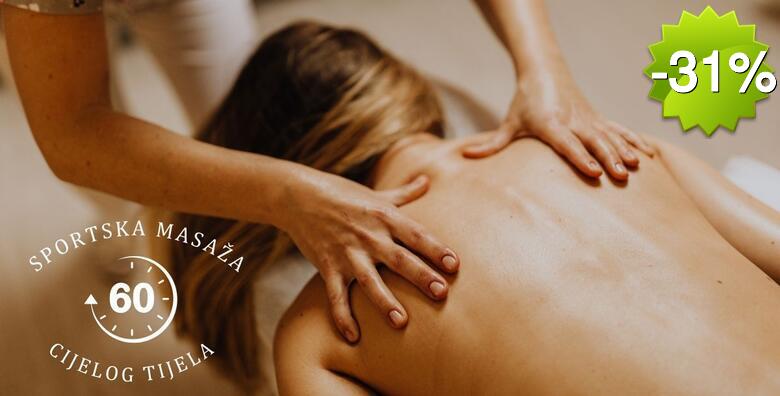 Sportska masaža cijelog tijela u izvedbi medicinskog terapeuta u trajanju 60 minuta u Jean d`Arcel Medical & Beauty Institutu
