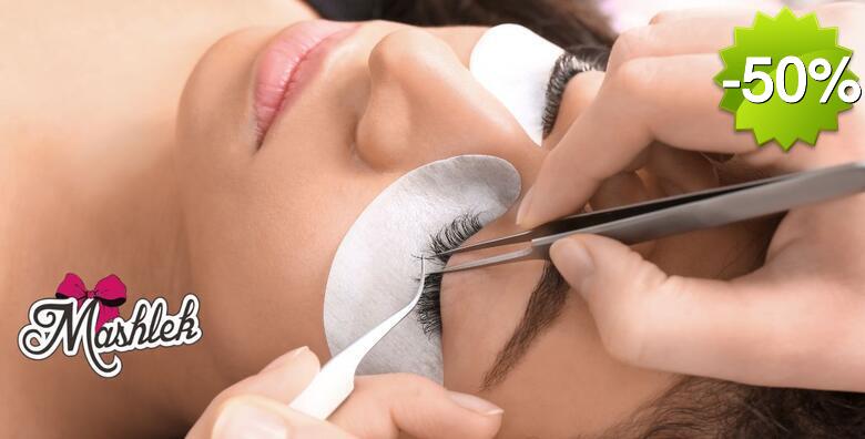 Istakni svoju prirodnu ljepotu - ugradnja klasičnih ili volumenskih trepavica u Salonu za uljepšavanje Mashlek