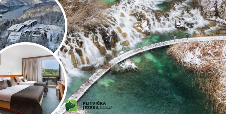 NP PLITVIČKA JEZERA - zimska obiteljska idila u srcu Plitvica uz 2 noćenja s polupansionom za 2 osobe + GRATIS paket za do 2 djece u Hotelu Jezero 3*