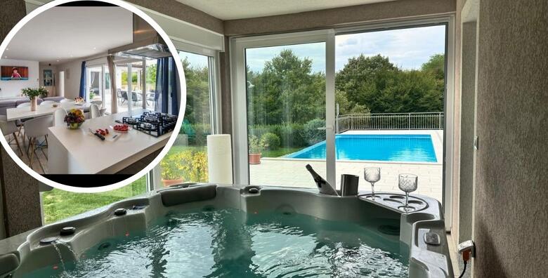 Pazin - uživajte s obitelji ili prijateljima uz 2 noćenja za do 7 osoba u Villi Green Heaven 4* sa jacuzzijem + piće dobrodošlice