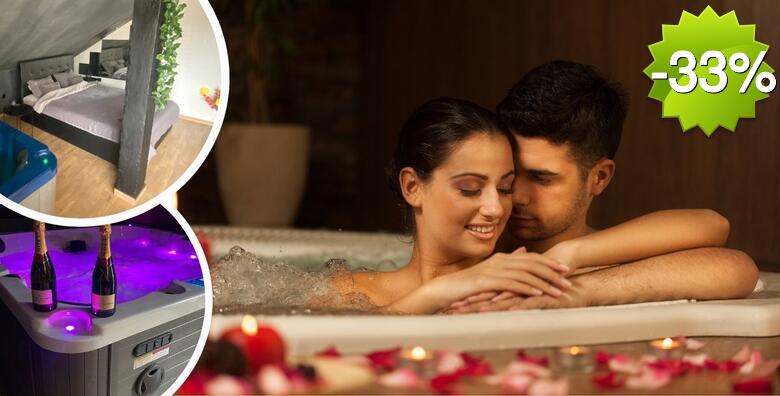 Wellness opuštanje nadomak Zagreba - romantični odmor uz 1 ili više noćenja za 2 osobe + korištenje hidromasažne kade i saune
