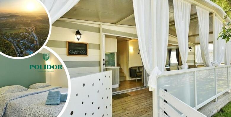 FUNTANA, Polidor Camping Resort 4* - obiteljski odmor usred stoljetne hrastove šume uz 2 ili 3 noćenja za 4 odraslih i 2 djece u Comfort ili Premium mobilnim kućicama