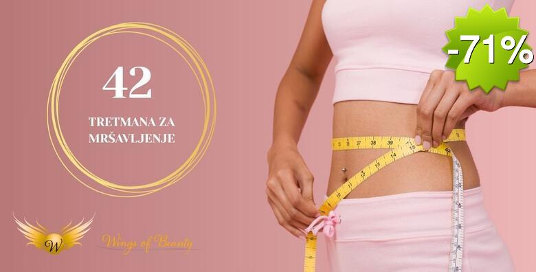 MAXI PAKET ZA MAXIMALNE REZULTATE - oblikujte zavidnu liniju uz 42 tretmana mršavljenja u kozmetičkom salonu Wings of Beauty
