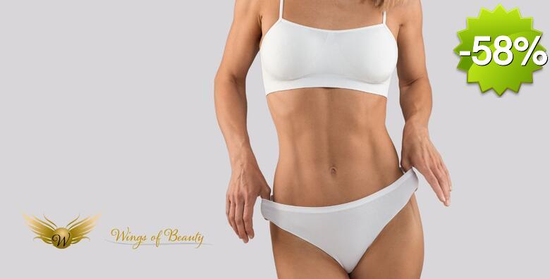 Smanjite masne naslage i izlučite štetne tvari iz tijela uz 4 tretmana lipolasera i 4 tretmana limfne drenaže u kozmetičkom salonu Wings of Beauty